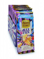 Альпен Гольд MAX FUN Белый Ягодн.Микс.взрыв карамель, шипучие шарики 160гр 1*15