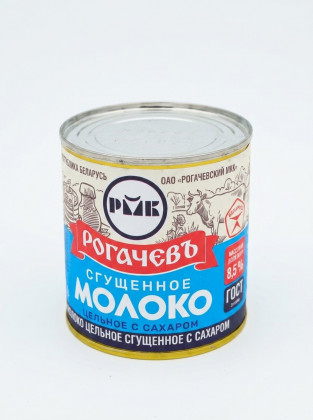 РОГАЧЕВ Молоко сгущ. 8,5% 380г. ж/б (безключа) ГОСТ  *30шт. Беларусь