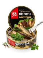 За Родину. Шпроты в масле из балтийской кильки ключ 160гр/24