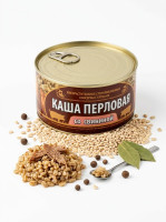 Каша перловая со свининой 325гр. *24шт. "Сохраним Традиции" Каша перловая со свининой 325гр. *24шт. "Сохраним Традиции"