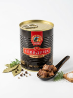 Экстра Премиум Говядина тушенная 338гр. в/с  ГОСТ* ключ *24шт. "Сохраним Традиции"