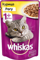 Кош. Корм (Whiskas) Рагу c Курицей  28шт*75гр