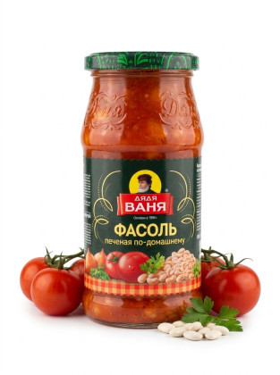 "ДЯДЯ ВАНЯ" Фасоль перечная по домашнему с/б 480 г*8 (309)