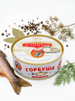 Горбуша  (высокая) натуральная  240г. ГОСТ (ключ) *24шт."Сохраним Традиции" НОВИНКА