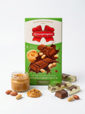 Коммунарка шок.200гр Арахисовая паста *17шт Коммунарка шок.200гр Арахисовая паста *17шт