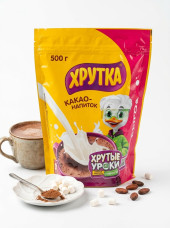 Хрутка Какао 500г М/У*6 Хрутка Какао 500г М/У*6