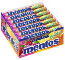 Драже жев. Mentos Фруктовый 37г (24шт*12бл) (288шт) Драже жев. Mentos Фруктовый 37г (24шт*12бл) (288шт)