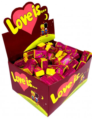 Жев.LOVE IS вишня и лимон 20 бл.