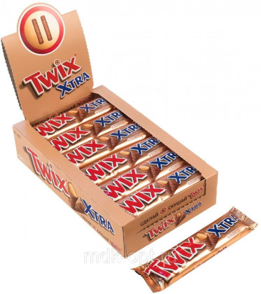 Твикс Extra 82гр*24шт*6бл (144шт)