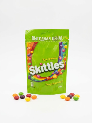 Skittles вес 70гр Кисломикс *26шт
