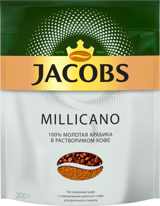 Jacobs Monarh Millicano м/у 200гр*6шт