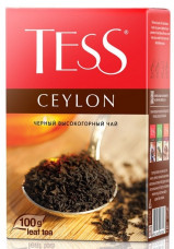 Чай Тесс 100гр Цейлон (черн сред лист)*15шт