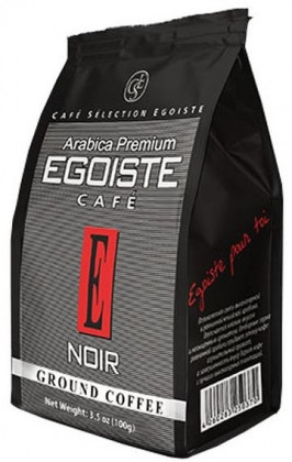 Кофе Egoiste Noir МОЛОТЫЙ 100г(12)