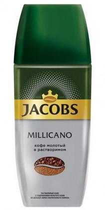 Jacobs Monarh Millicano стекло 95гр*6шт