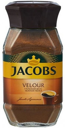 Jacobs Monarh VELOUR раствор. ст/б 95гр*12шт