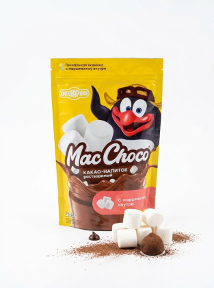 Какао ТМ " MacChoco"и Смешарики с маршмеллоу внтри, 235г*12шт,в коробке,Какао напиток растворимый Какао ТМ " MacChoco"и Смешарики с маршмеллоу внтри, 235г*12шт,в коробке,Какао напиток растворимый