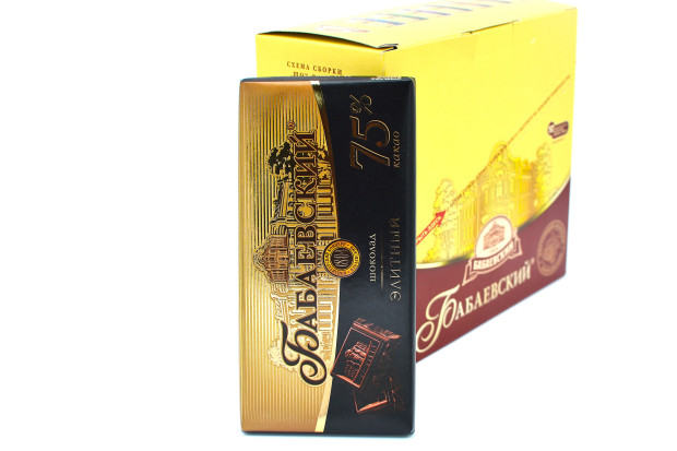 Шок. БАБАЕВСКИЙ ЭЛИТНЫЙ 75% 150гр*19шт