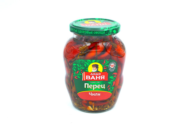 "ДЯДЯ ВАНЯ" Перец Чили маринованный (красный) ст/б 250гр.*8шт